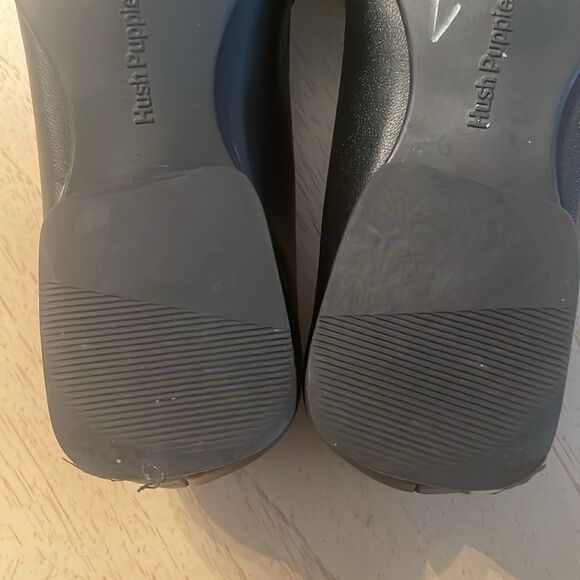 Hush Puppies Bal Harbour Women's Horse Bit Loafers Black Leather size 6W 6 W - Picture 6 of 11